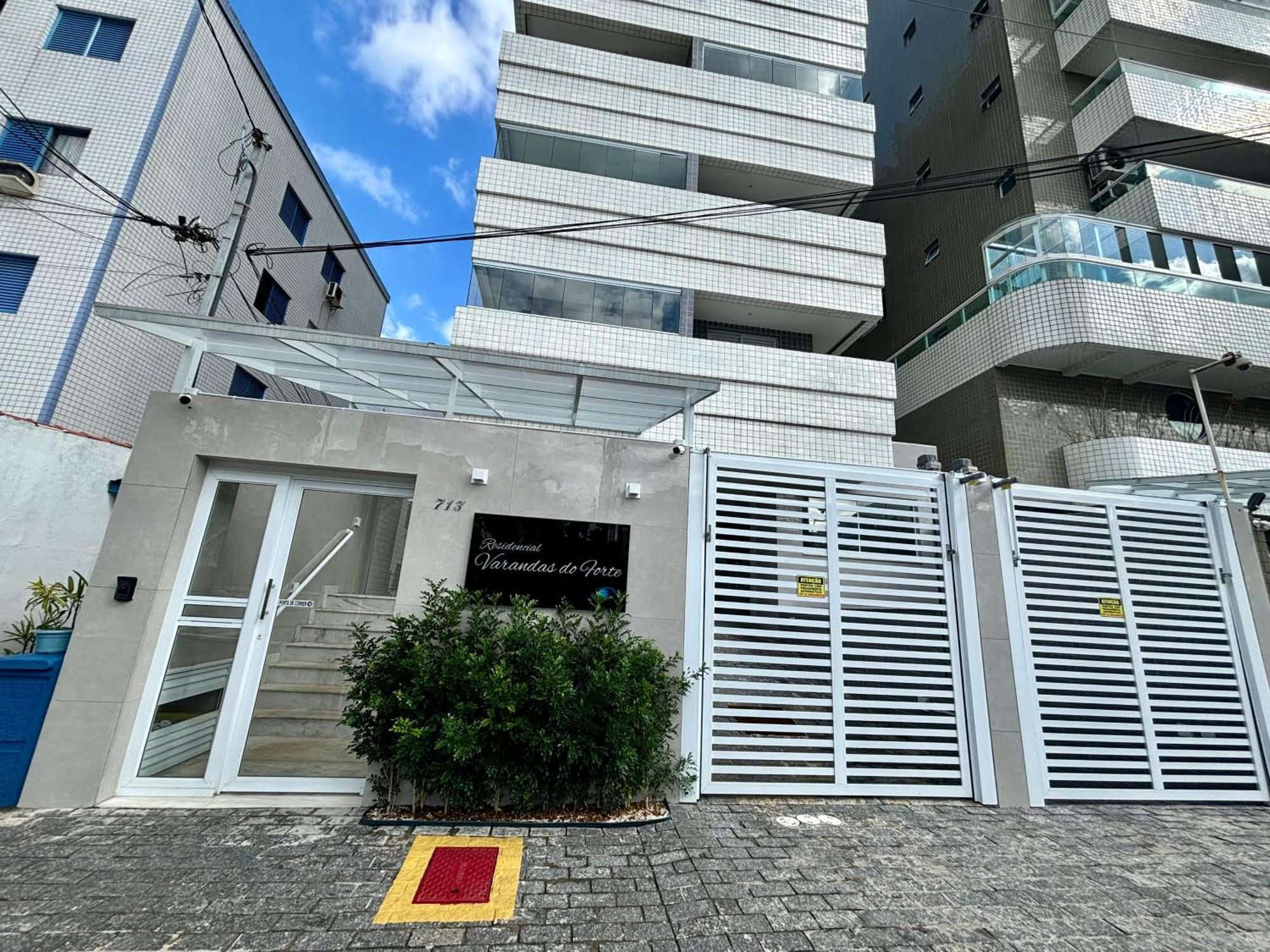 Novo Apto Canto Do Forte, Rua Praia Vista Montanha, Com Wi Fi, Homebeach10, 01 Vaga De Garagem, Melhores Restaurantes Ao Lado Praia Grande  Exterior photo