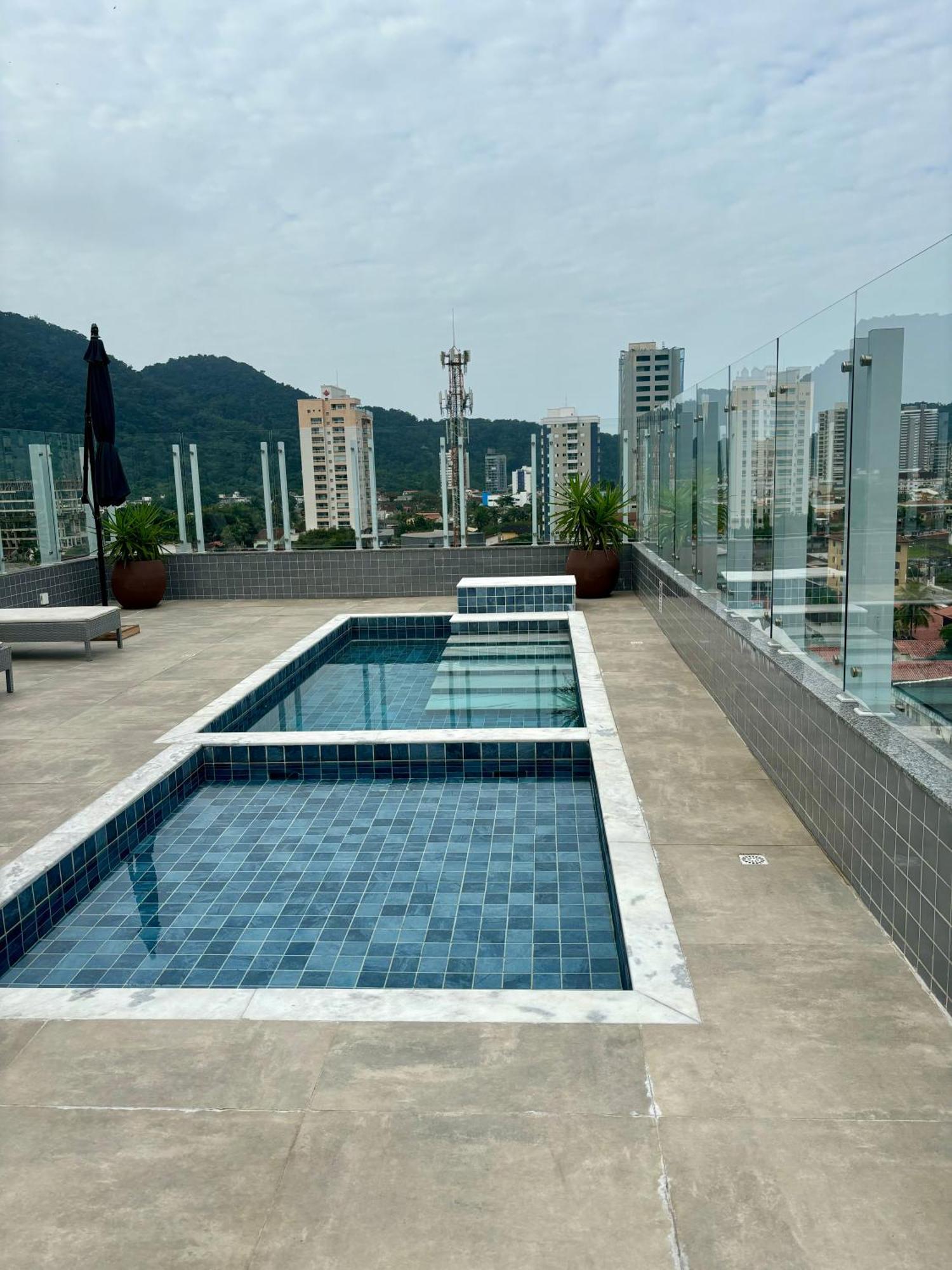Novo Apto Canto Do Forte, Rua Praia Vista Montanha, Com Wi Fi, Homebeach10, 01 Vaga De Garagem, Melhores Restaurantes Ao Lado Praia Grande  Exterior photo